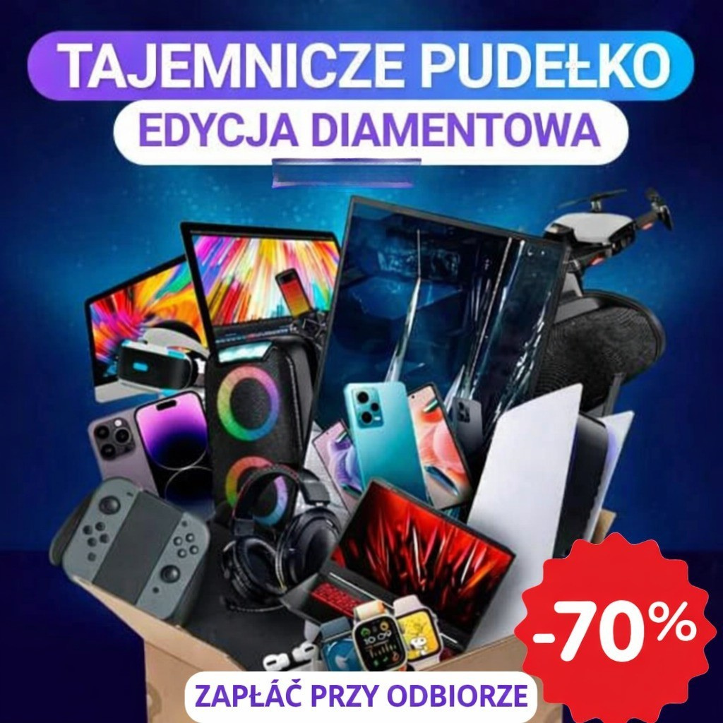 70% zniżki: Technologiczne pudełko tajemnic - [OSTATNIE SZTUKI OFERTY] F3